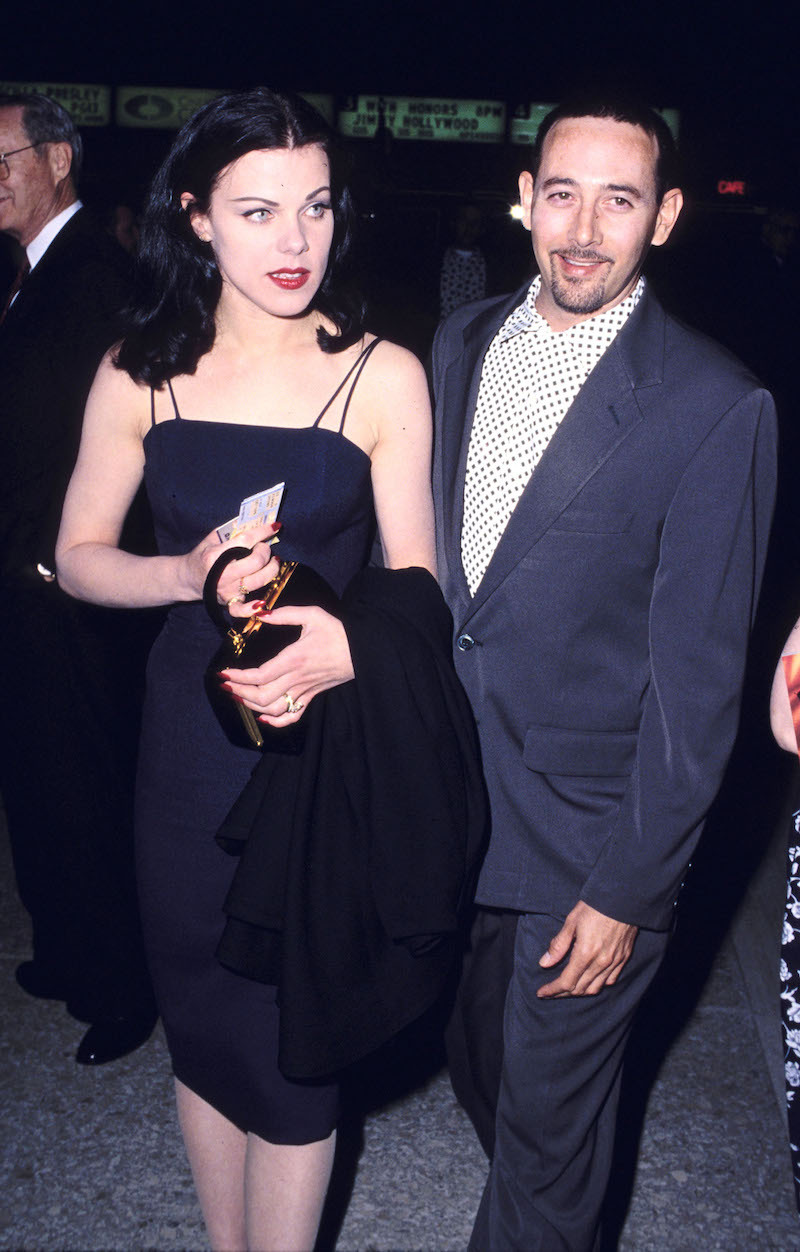 Debi Mazar and Paul Reubens at
