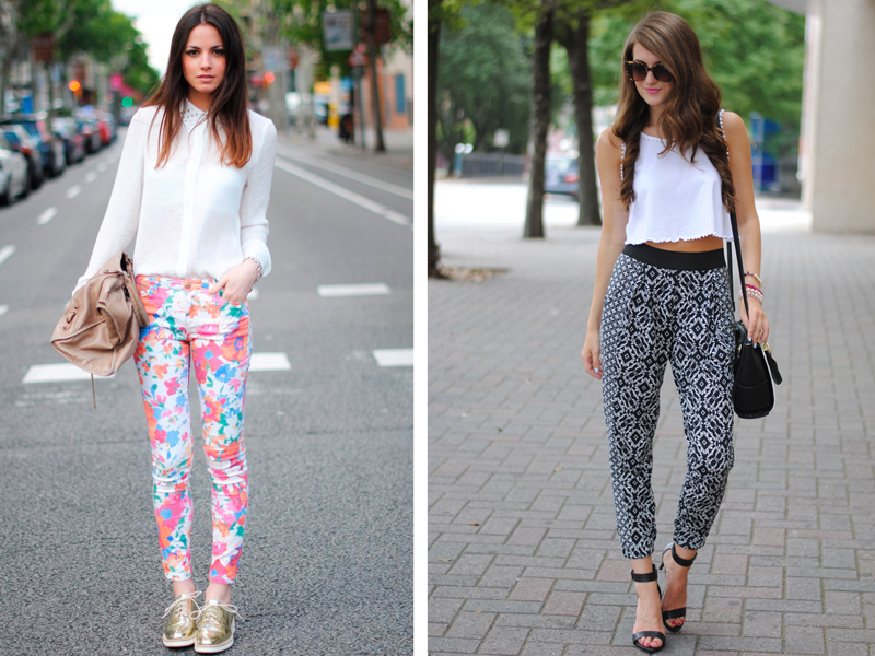 3) Print trousers