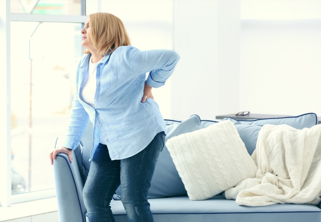 lower back pain, health risks over 40