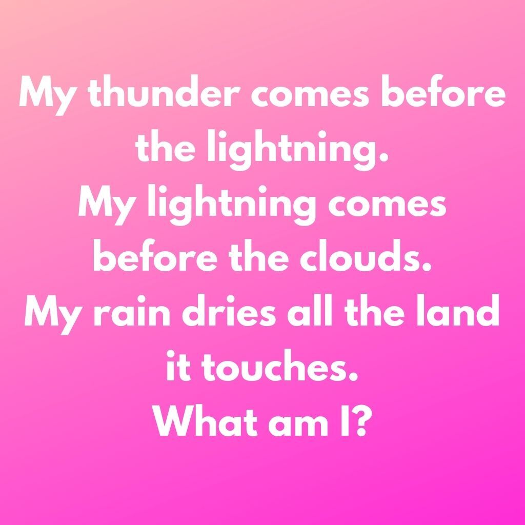 Thunder riddle