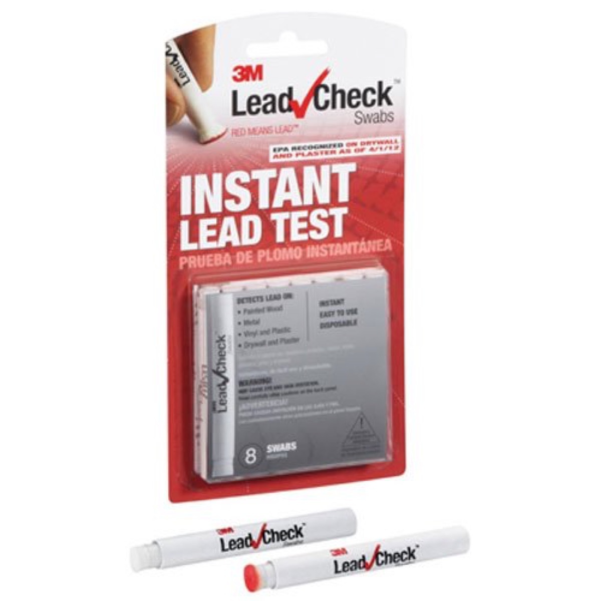 pack of lead tests, essential home supplies