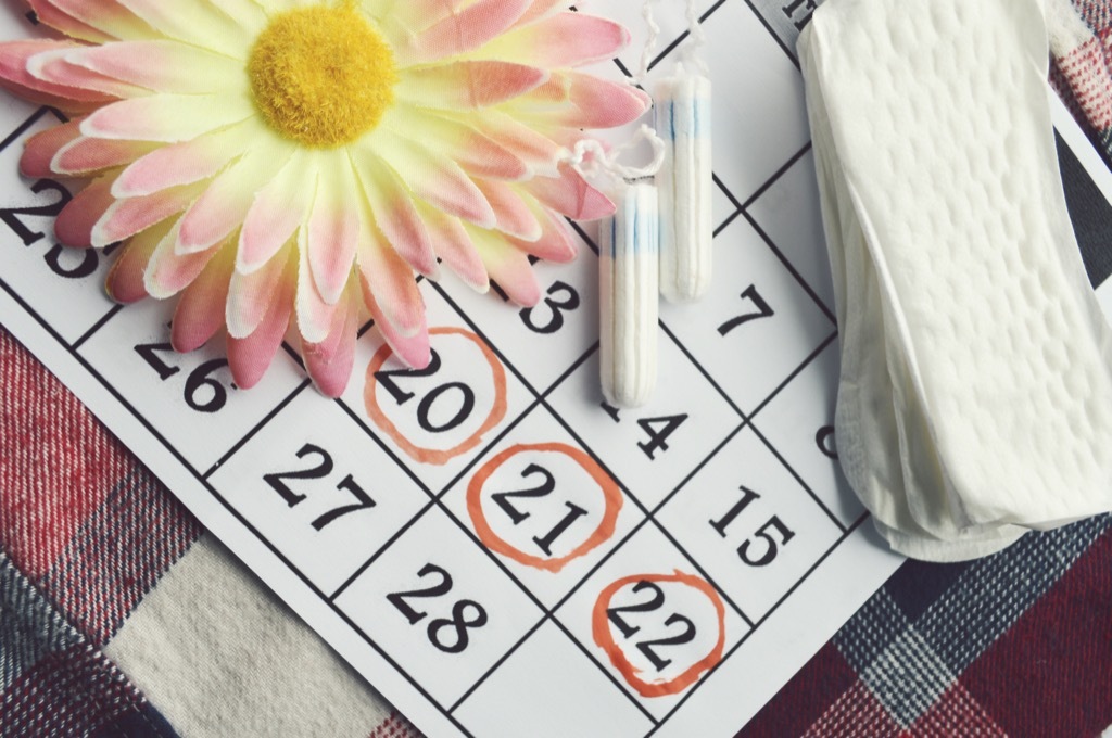 Period calendar - gynecologist secrets