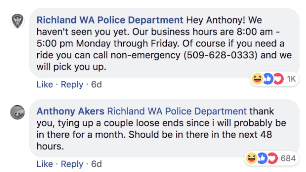 anthony akers richland police department