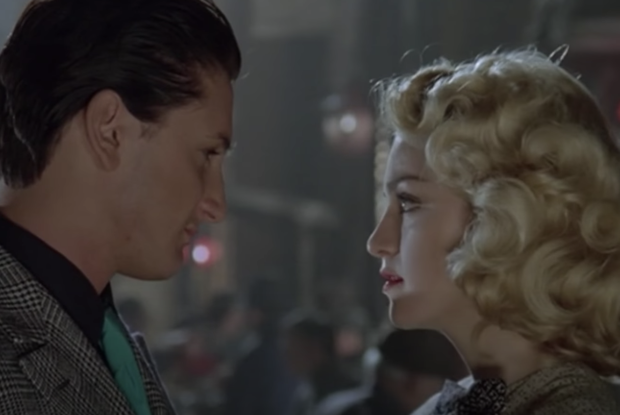 Sean Penn and Madonna in the