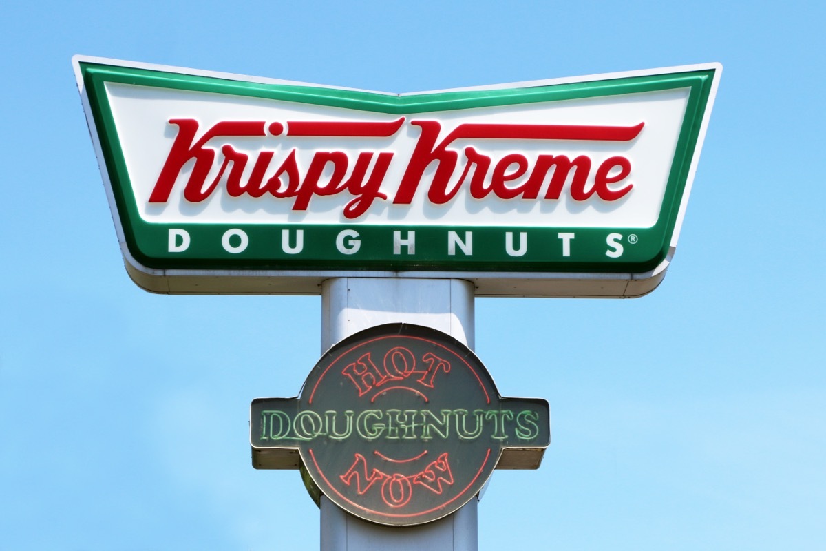 krispy kreme hot light sign