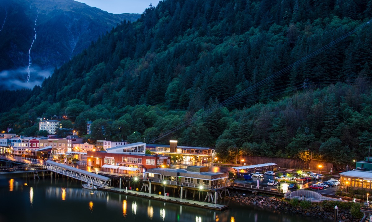 Shutterstock Juneau Alaska state capitol buildings
