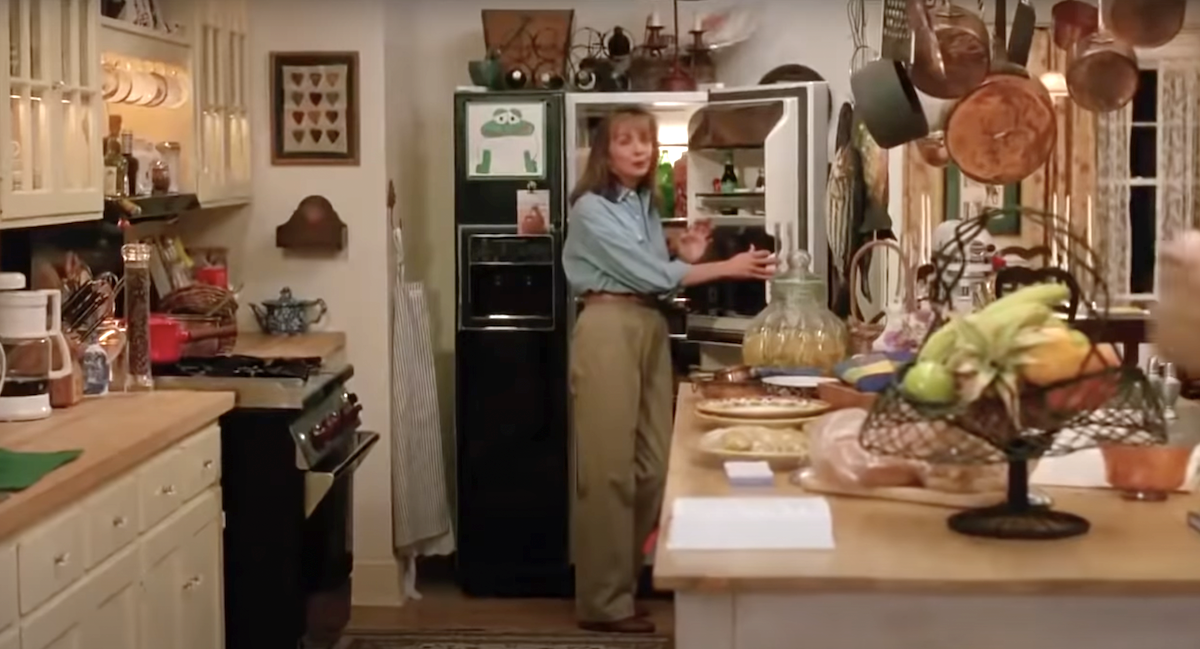 Characters George and Nina Banks' kitchen in the movie