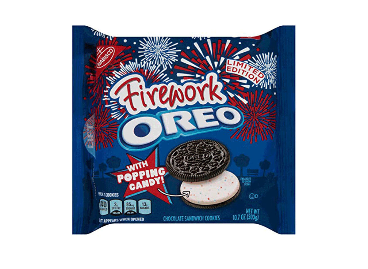 firework oreo pack limited edition with popping candy