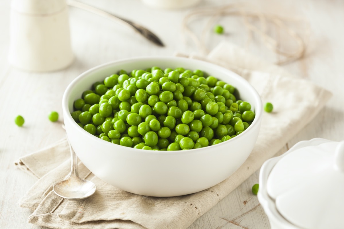 bowl of peas