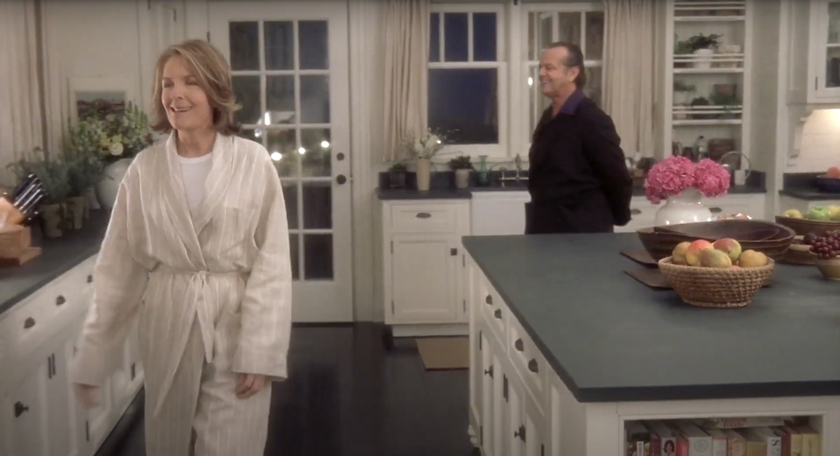 The character Erica Barry's kitchen in the movie