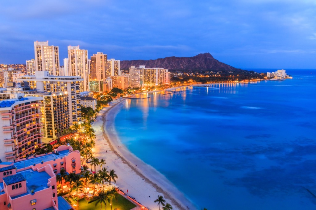 Honolulu, happiest cities, fittest cities