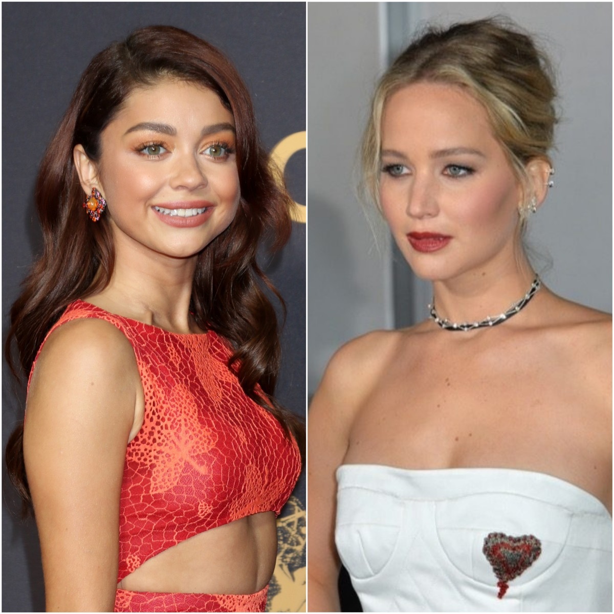 Shutterstock Sarah Hyland and Jennifer Lawrence
