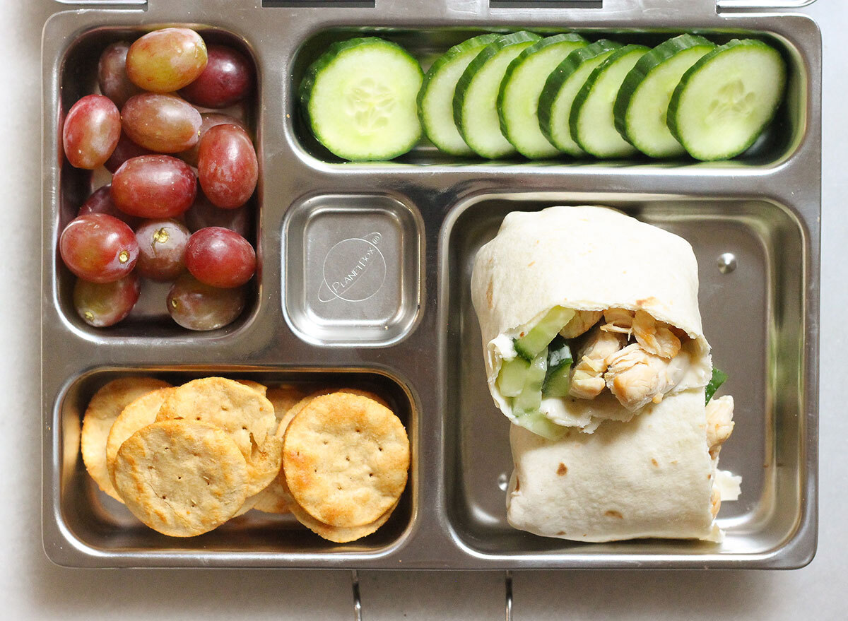 chicken wrap bento box