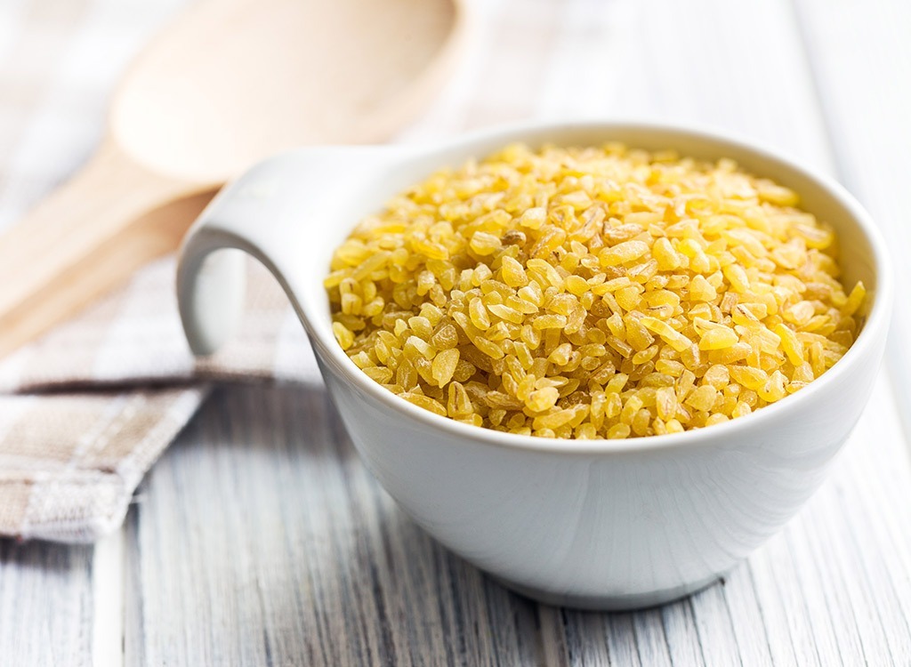 Bowl of bulgur wheat