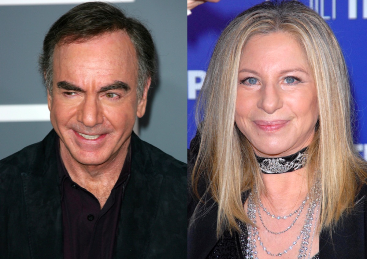 Neil Diamond and Barbra Streisand