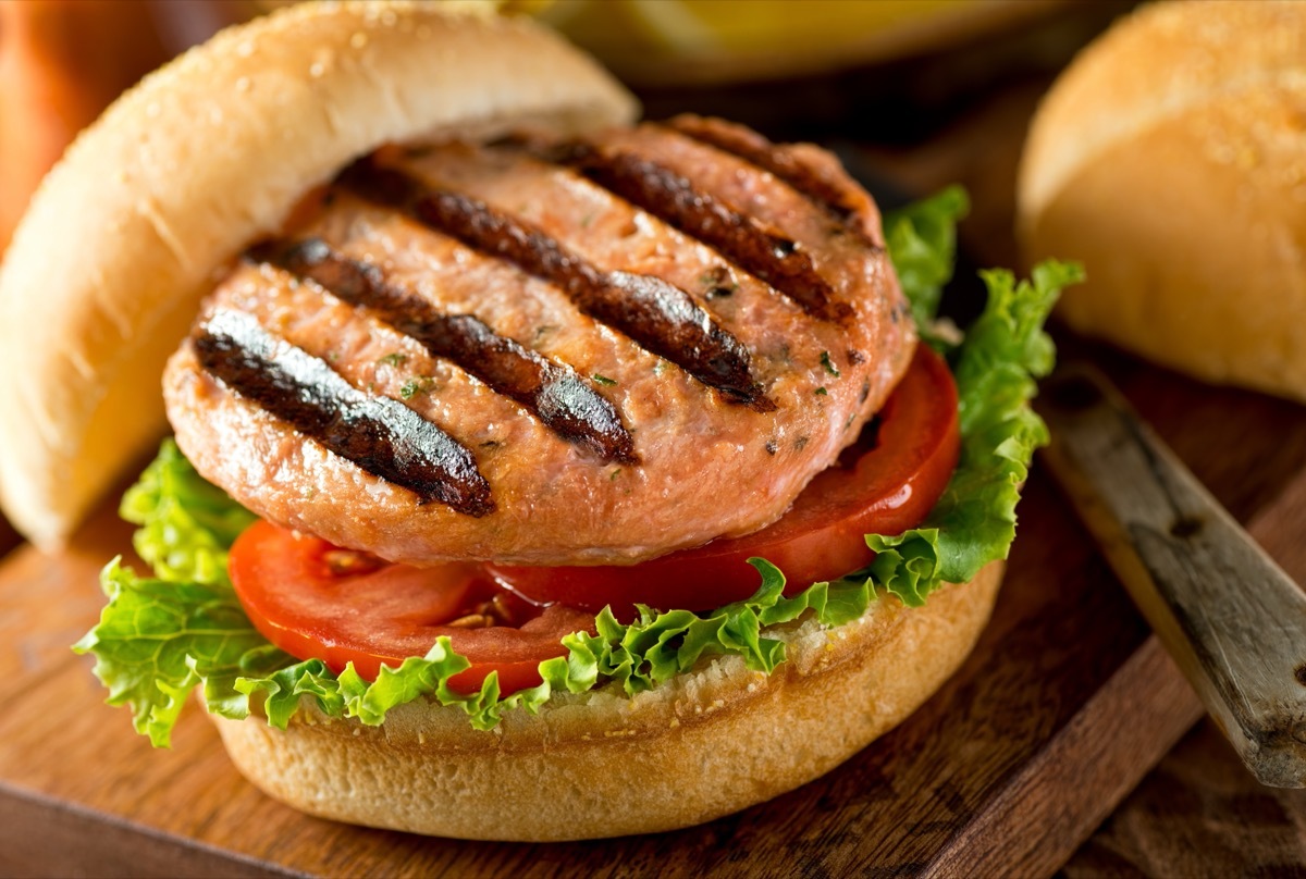 grilled salmon burger