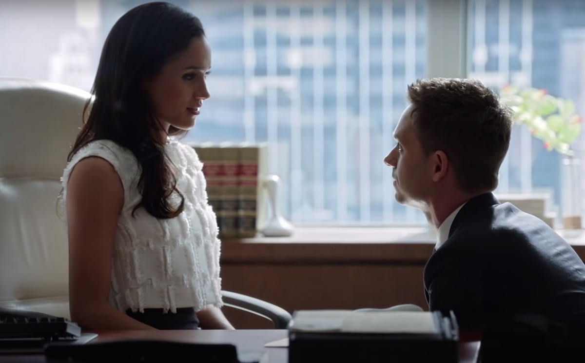 Meghan Markle and Patrick J. Adams on