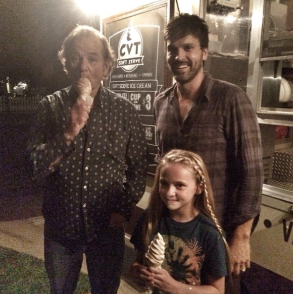 Bill Murray Attends Ice Cream Social