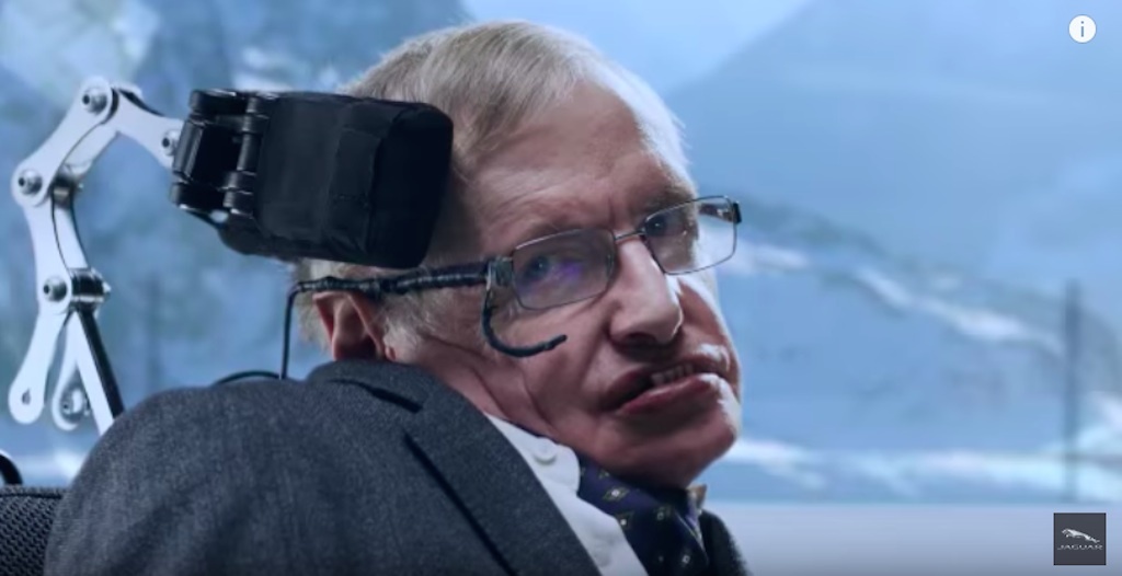 stephen hawling jaguar commercial