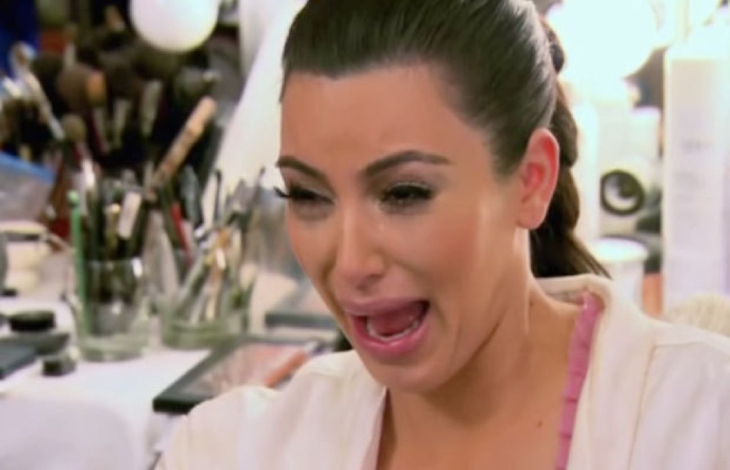 Crying Kim Kardashian meme