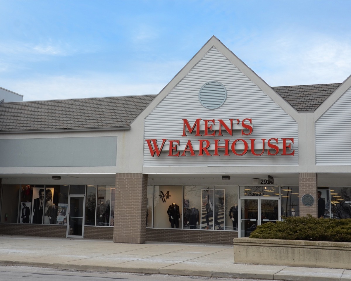 men's wearhouse storefront
