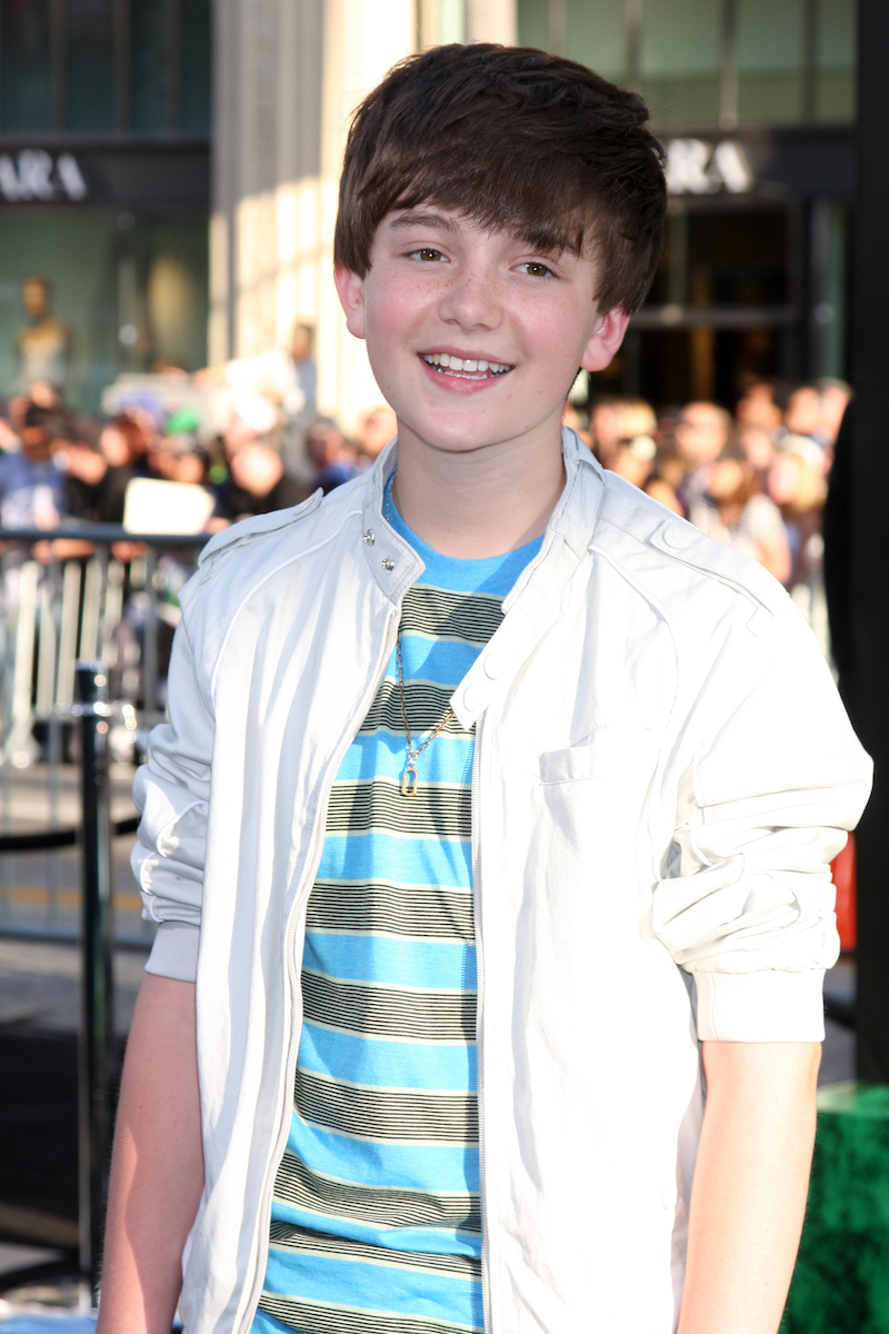 Greyson Chance at the premiere of