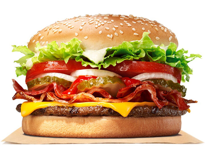 Burger king bacon cheese whopper
