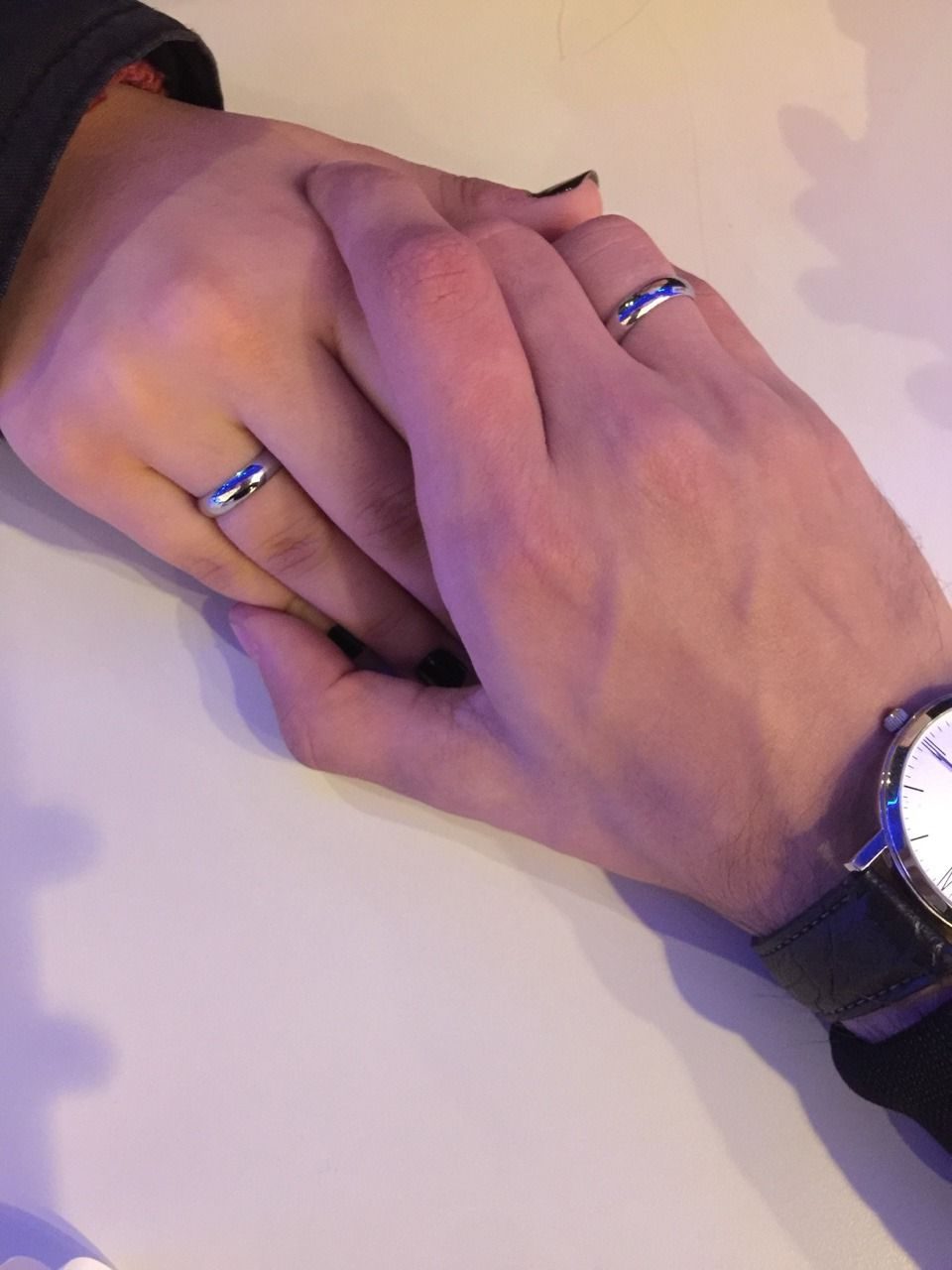 His hand on top of yours | The Way You're Holding Hands Reveals More About Your Relationship Than You Think | Her Beauty