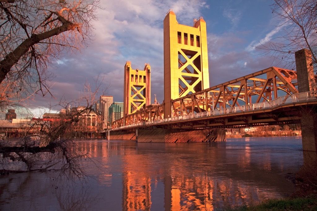 Sacramento, happiest cities, fittest cities