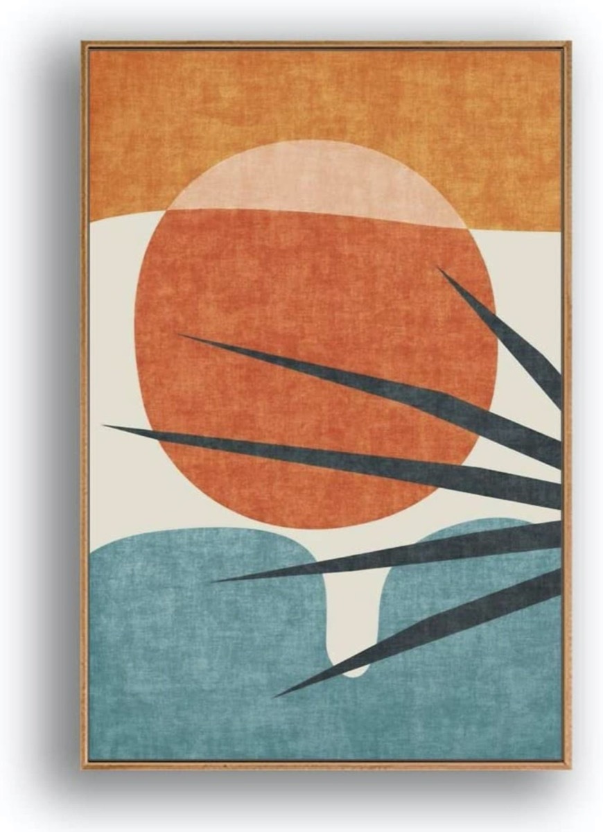 Midcentury abstract wall art