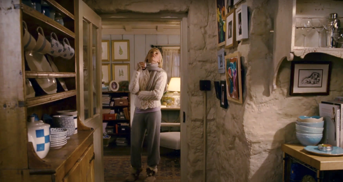 The character Iris' country kitchen in the movie