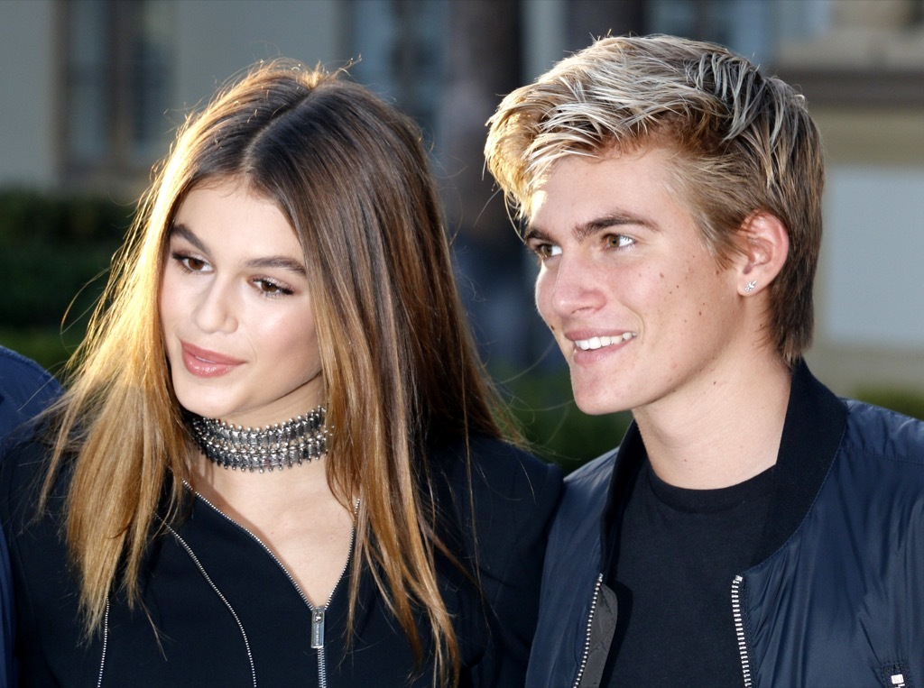 Kaia and Presley Gerber Celebrity Siblings