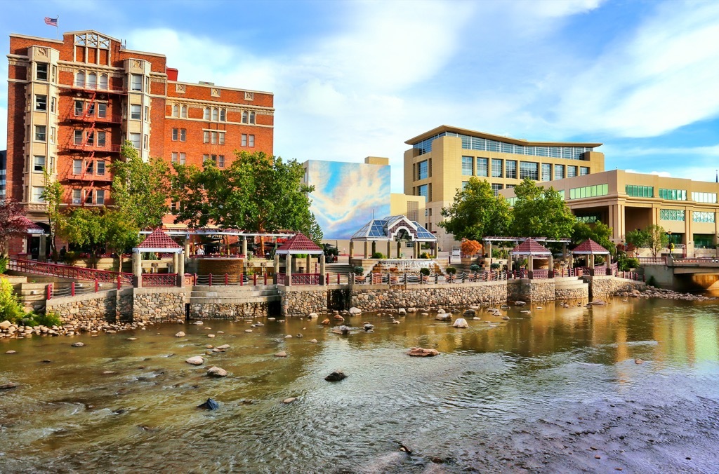 Reno, happiest cities, fittest cities
