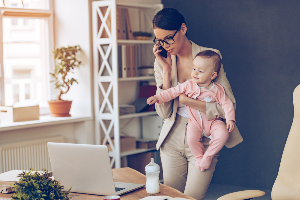 Working Mother and Daughter