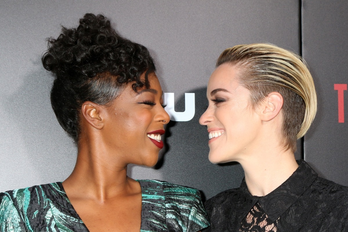 Samira Wiley and Lauren Morelli 