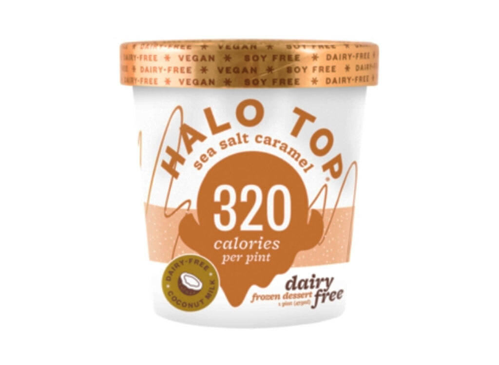 Sea salt caramel dairy free frozen dessert