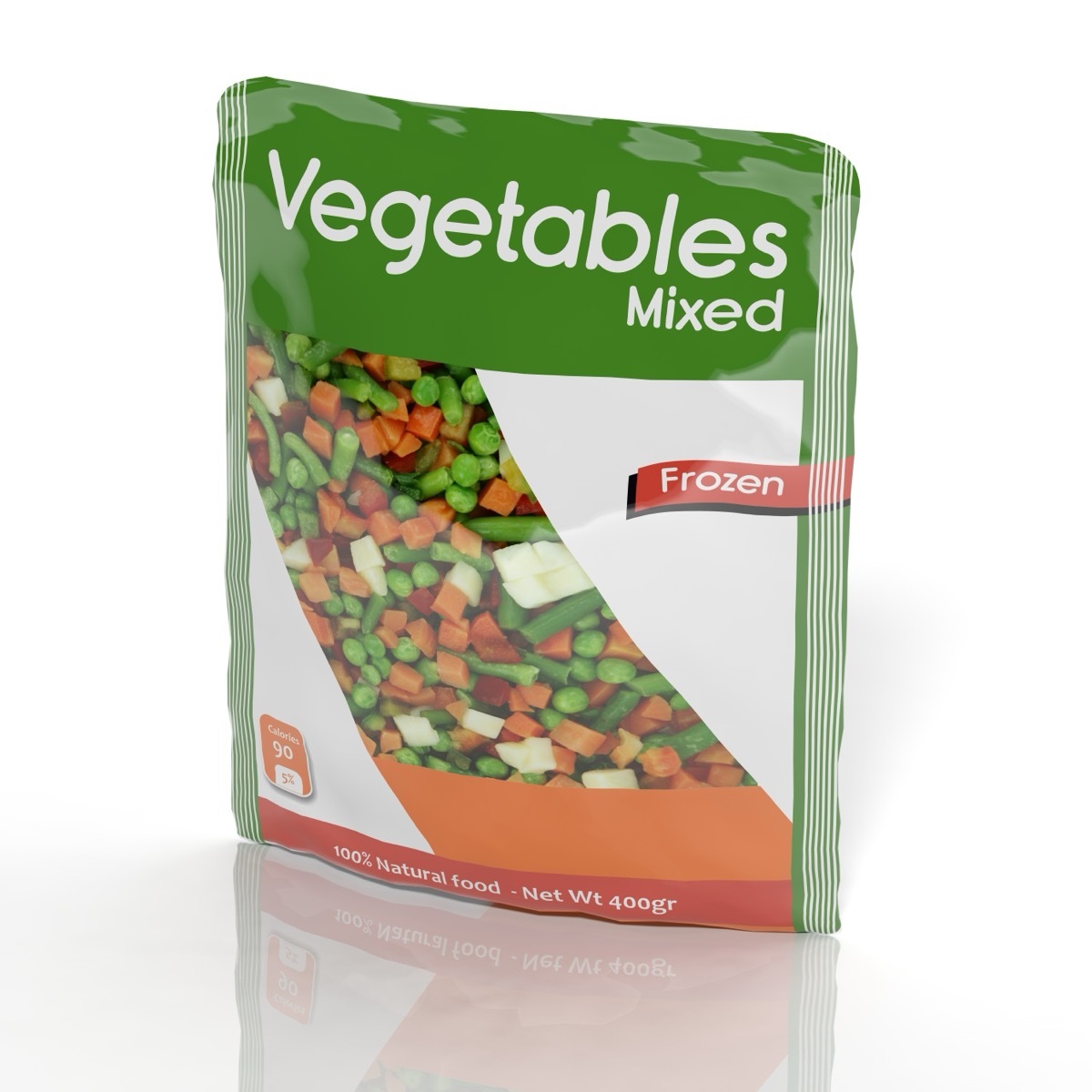 Bag of Frozen Mixed Vegetables