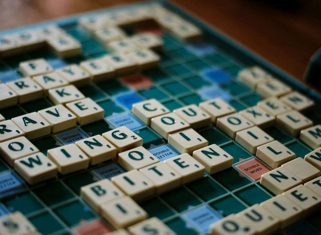 Scrabble board