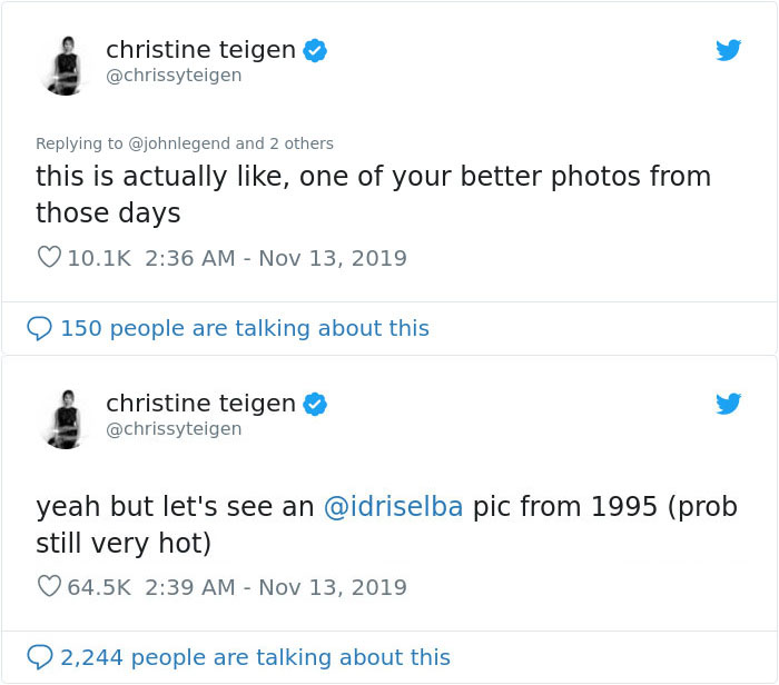 Relationship | John Legend Is Named 2019’s Sexiest Man Alive And His Wife Chrissy Teigen Becomes His Biggest Troll | Her Beauty