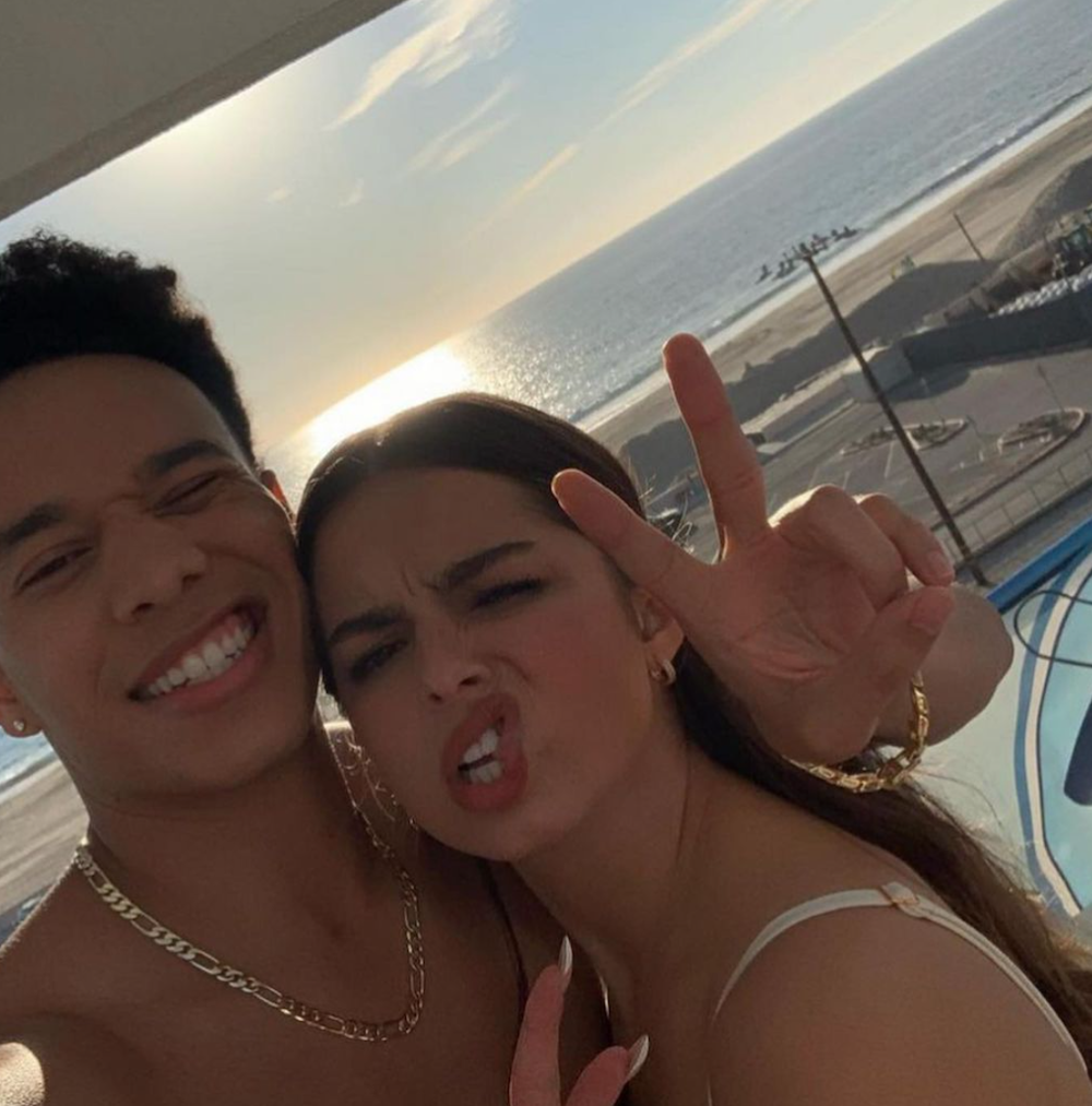 Dominic Goodman and Addison Rae on the