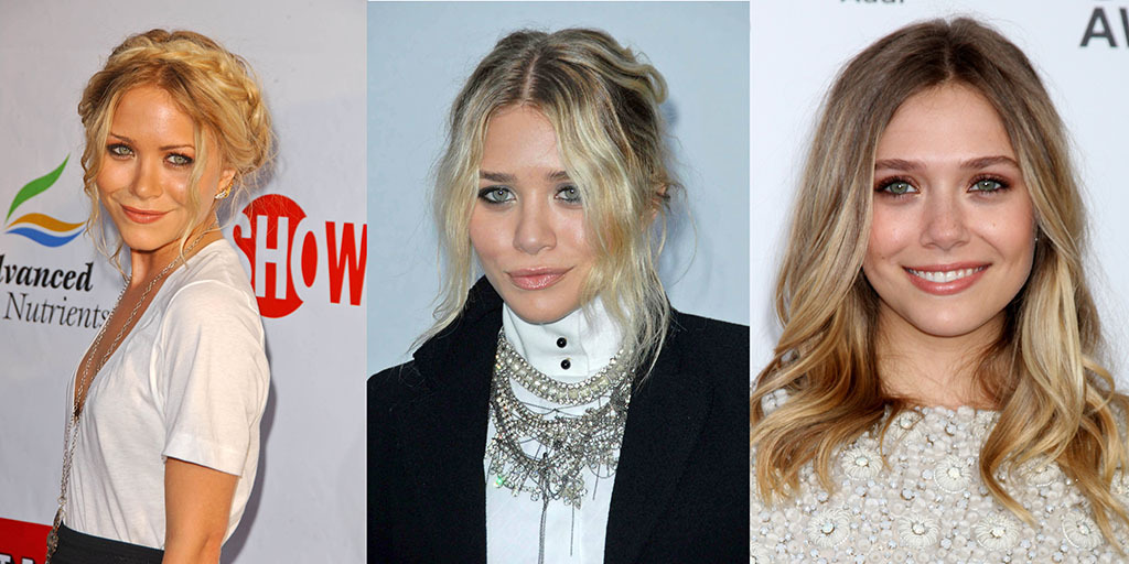 Mary-Kate, Ashley and Elizabeth Olsen Celebrity Siblings