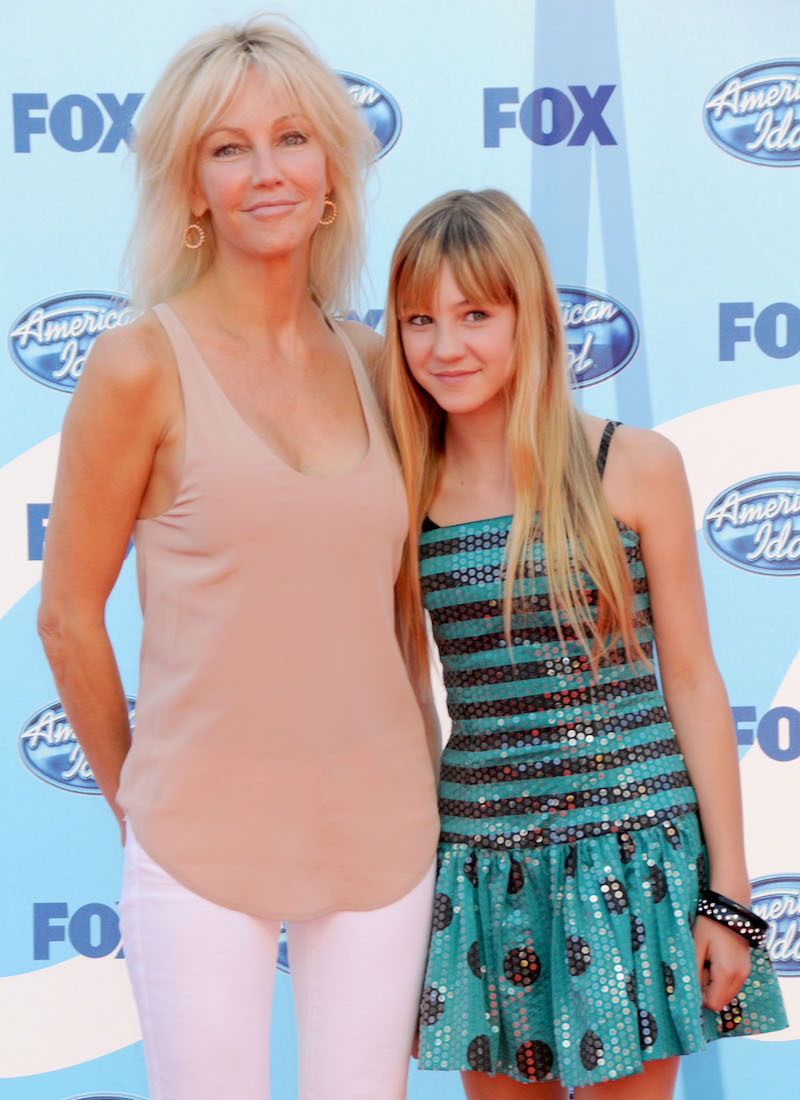 Heather Locklear and Ava Sambora at the