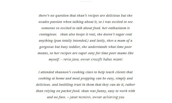 Positive Testimonials