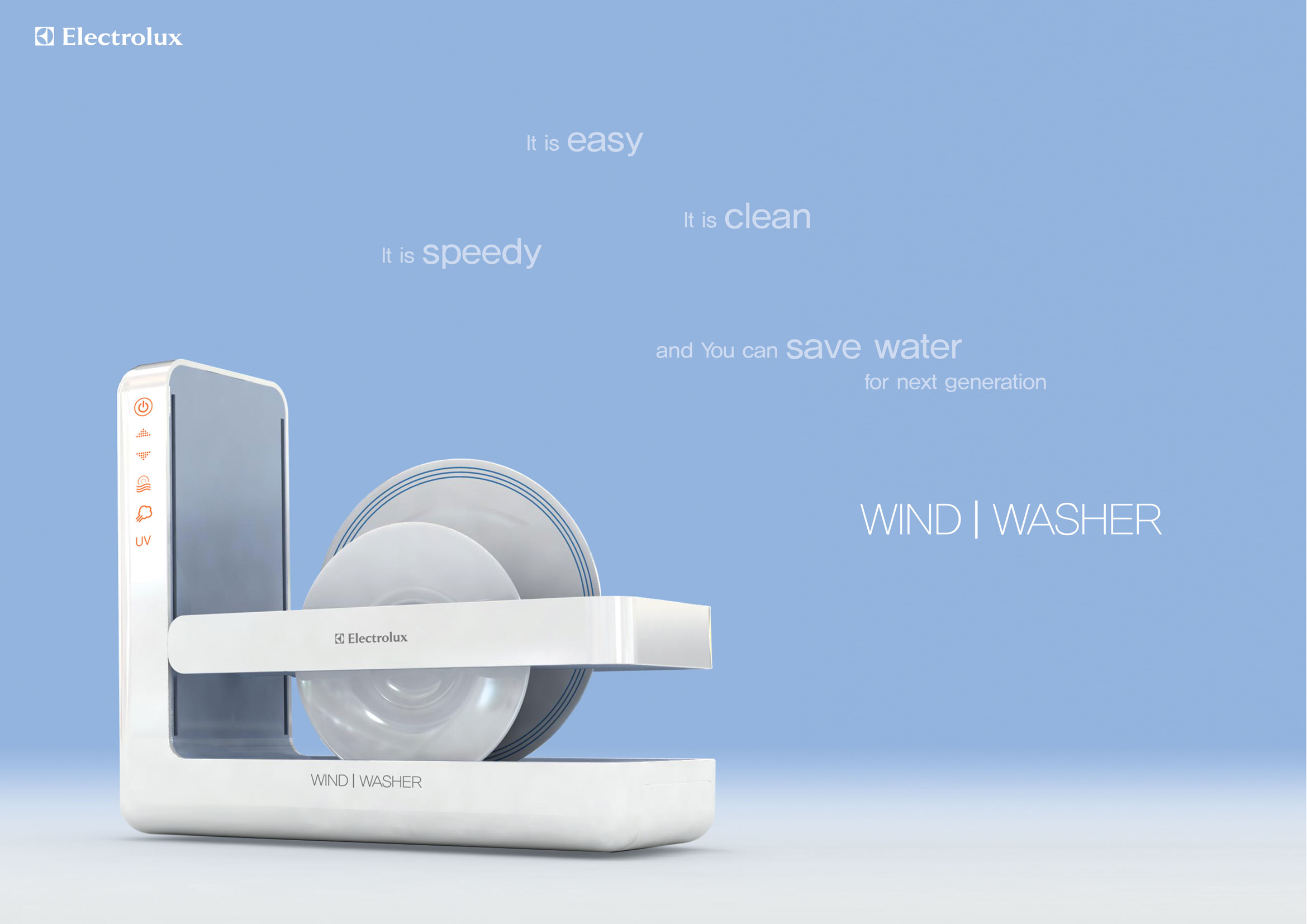 3. Electrolux Wind Washer Dishwasher