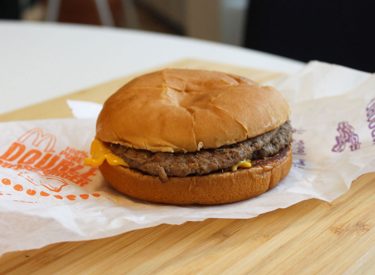 mcdonalds mcdouble no ketchup