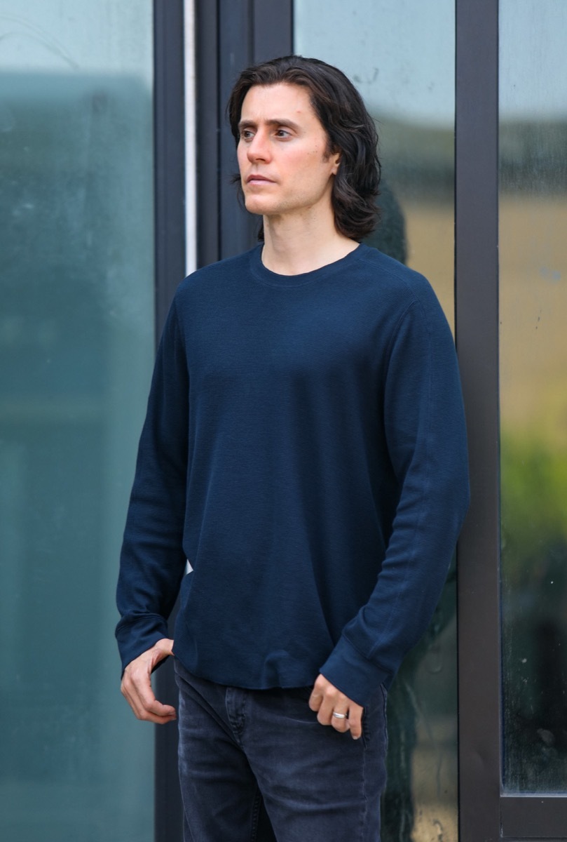 Jared Leto on the Set of