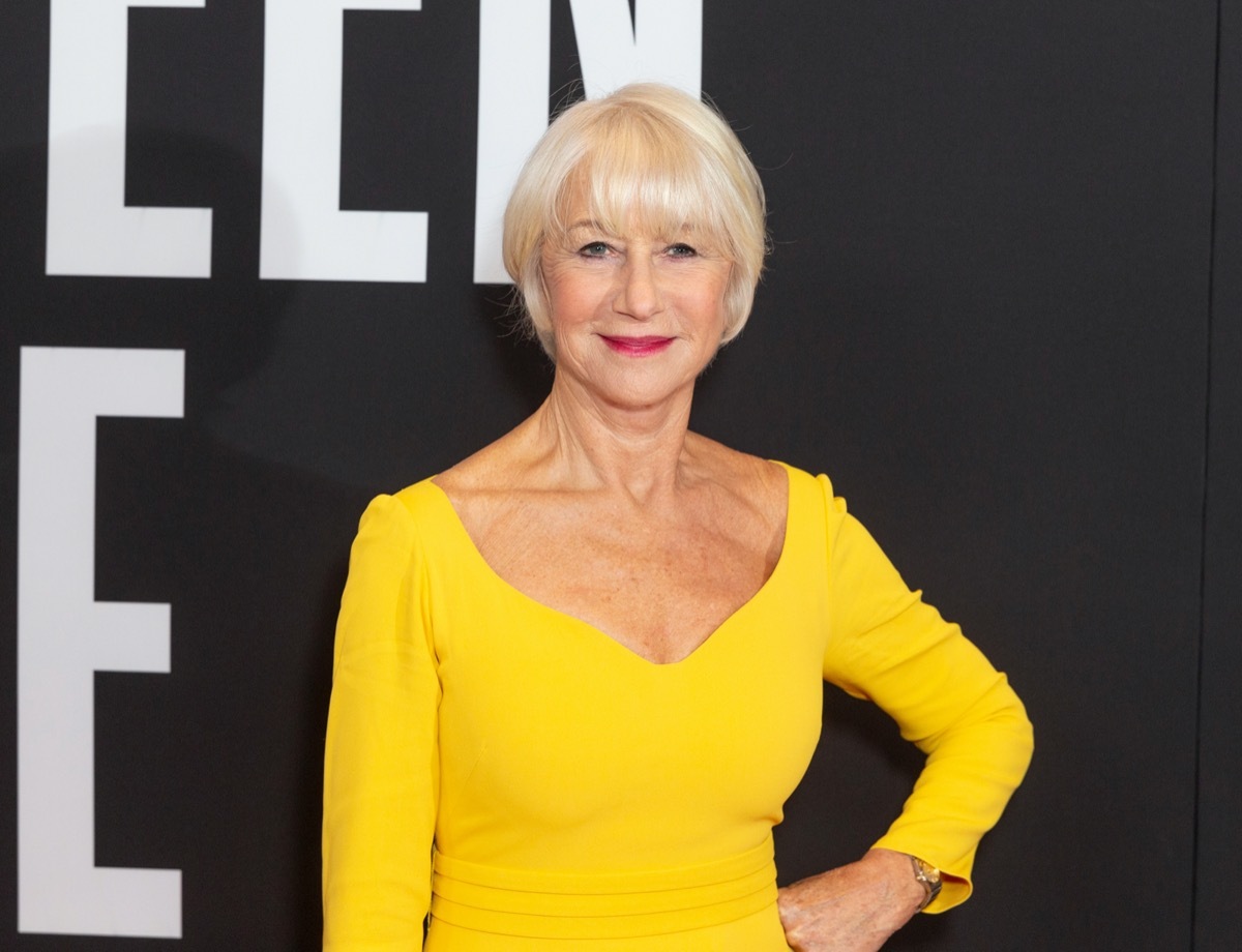 Helen Mirren at the premiere of 