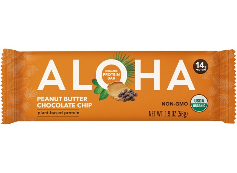 Aloha Organic Protein Bar Peanut Butter Chocolate Chip