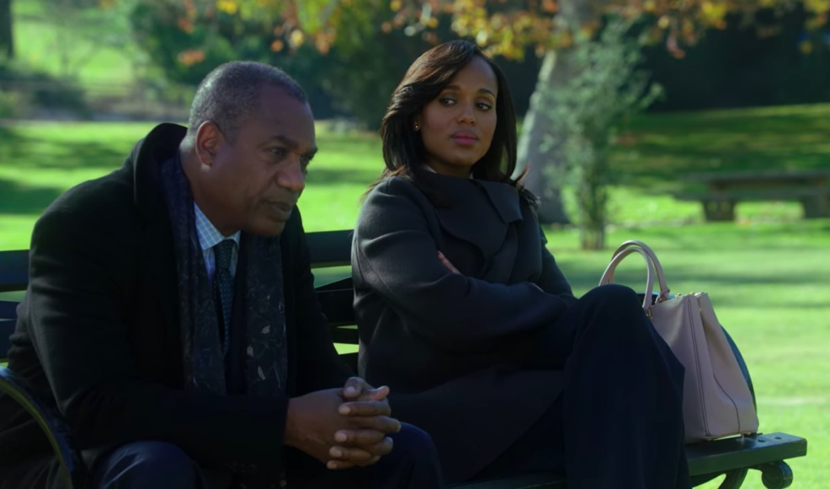 Joe Morton and Kerry Washington in Scandal