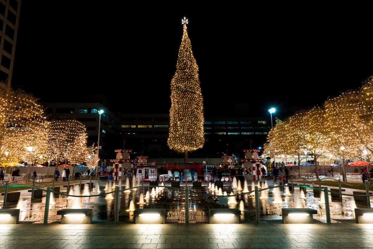 Crown Center Kansas State Christmas Tree